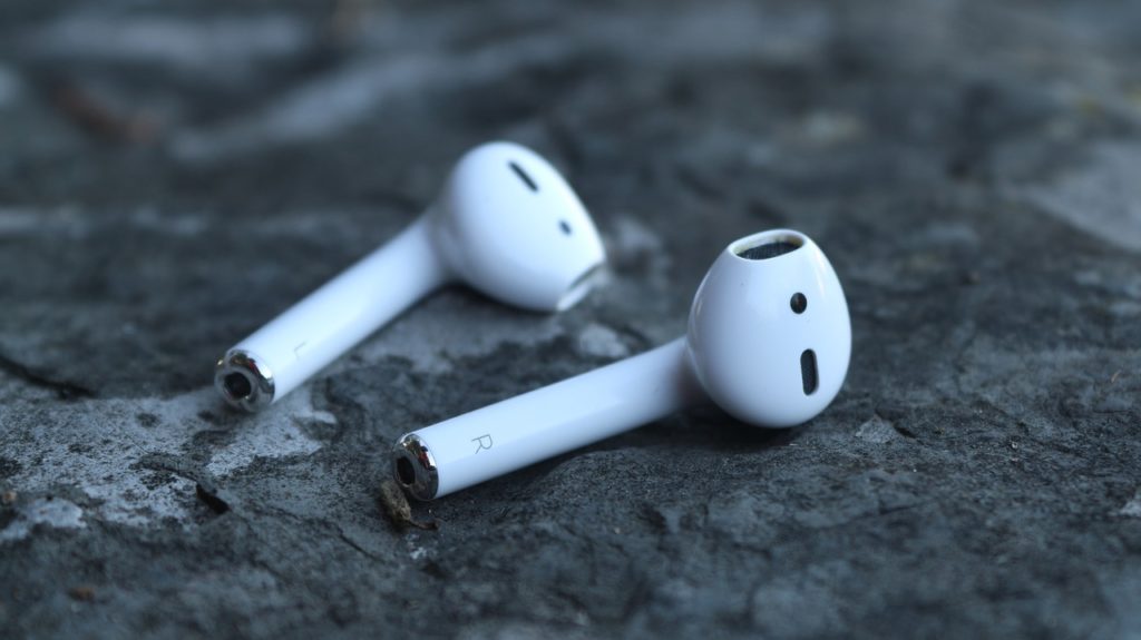 white airpods