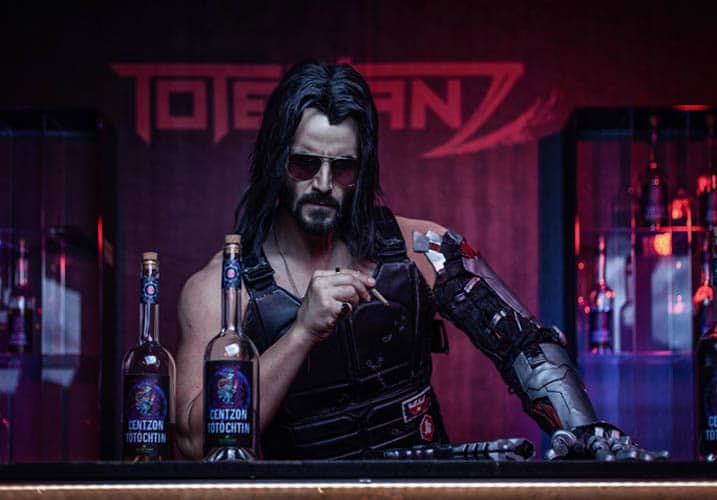 Cyberpunk 2077 - Johnny Silverhand in a bar