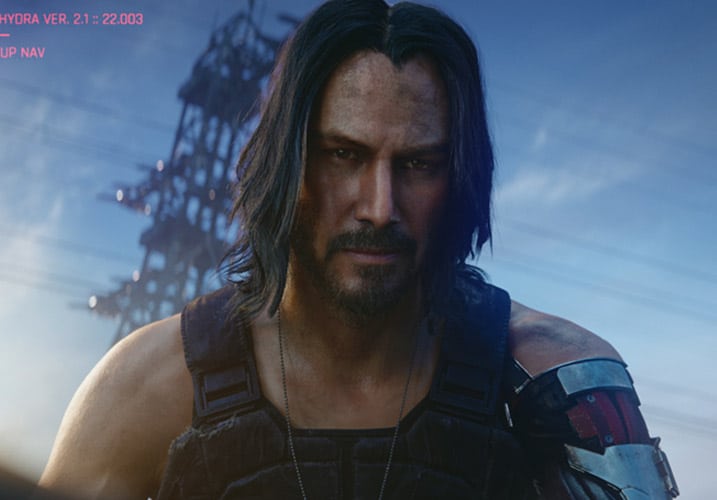 Cyberpunk 2077 - Johnny Silverhand without sunglassess