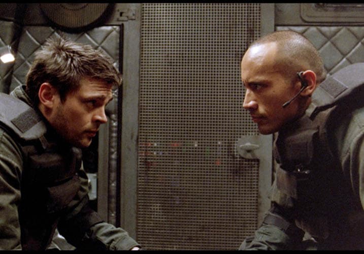 Doom 2005 - Dwayne Johnson and Karl Urban